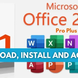 Microsoft Office Installation 2019/2021 PRO